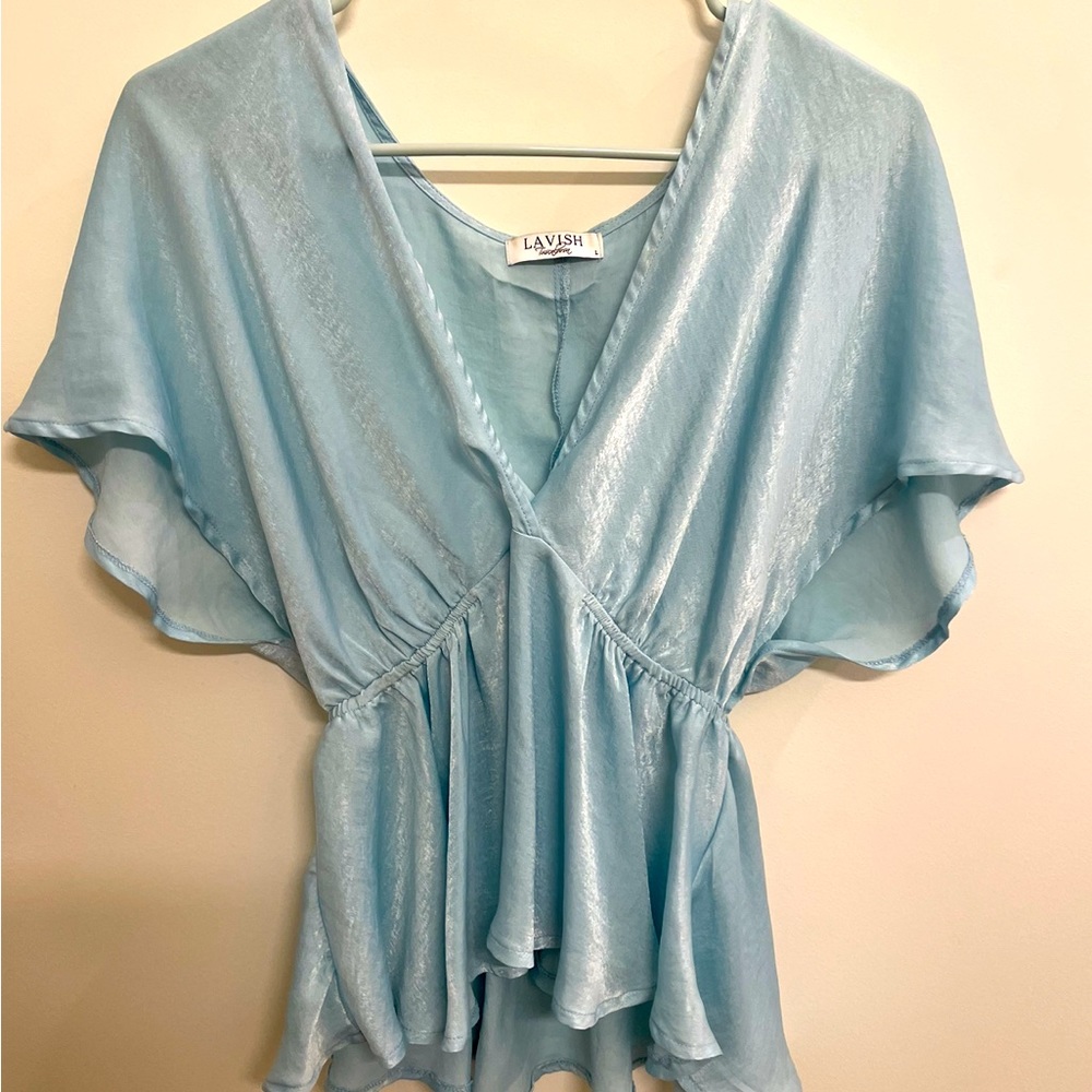 Beautiful boutique satin top
